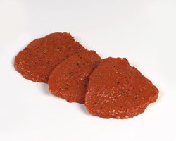 Escallops (Salmon Cut) Meat Cut Spec Step 4